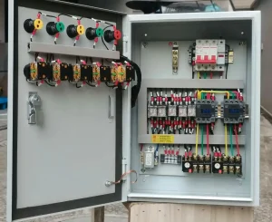 Control box for irrigation system