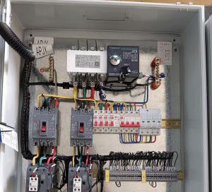Temporary electrical distribution boxes