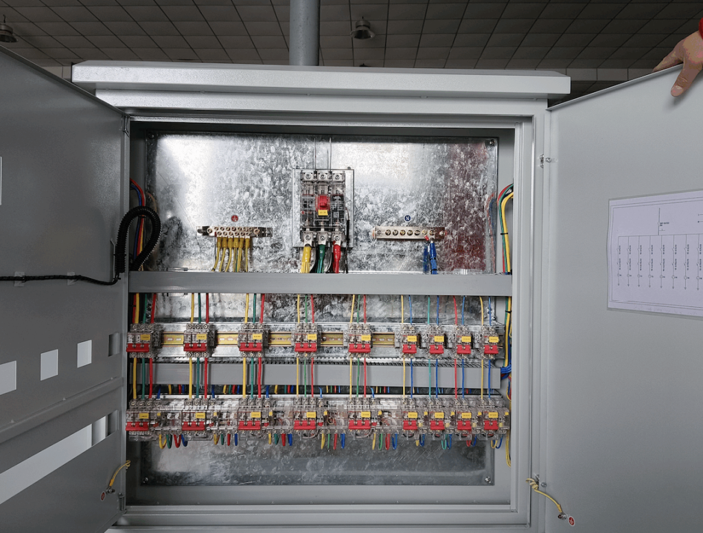 control box for irrigation system
