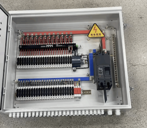 Control box for irrigation system