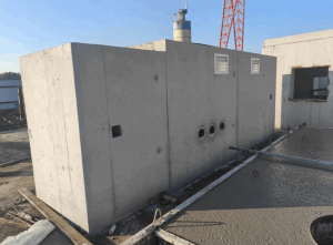 Concrete distribution box septic