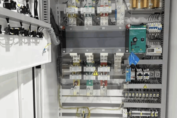 Dual power automatic switchgear for diesel generators