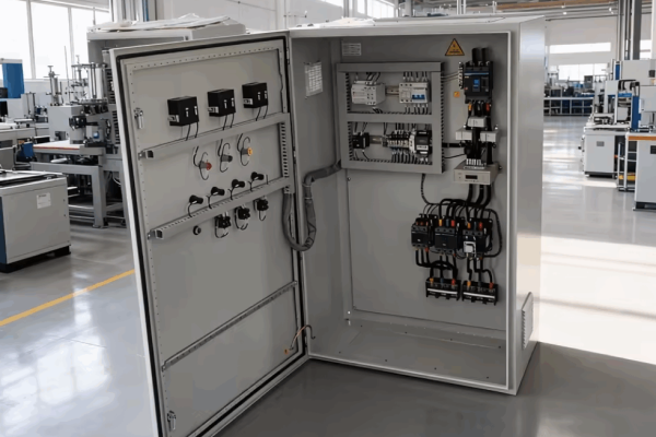 Low-voltage witchgear with Siemens 200SMART PLC and CAD/EPLAN drawings