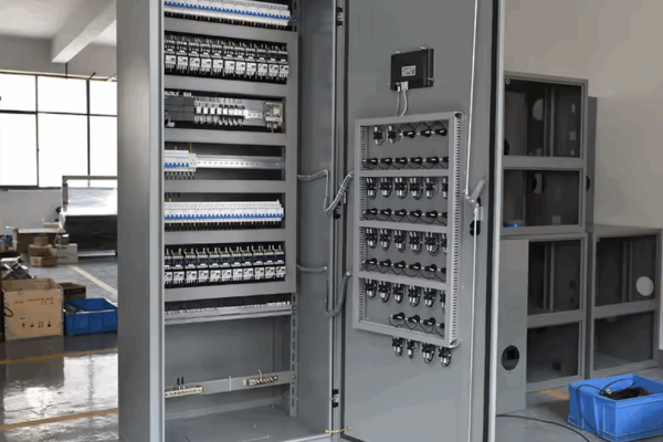 Touchscreen modular PLC control cabinet